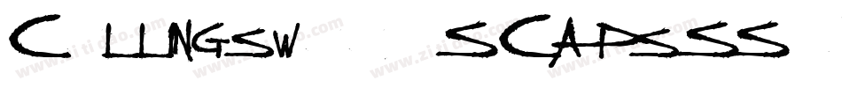 CollingswoodSCapsSSK Bold字体转换